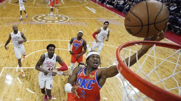 开云最新登录地址-37分带队取胜SGA继续高光 76人将帅：我们防不住他